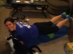 Blurry. No clue if I'm using the foam roller to its full potential, but I know that I love it and it feels amazing.